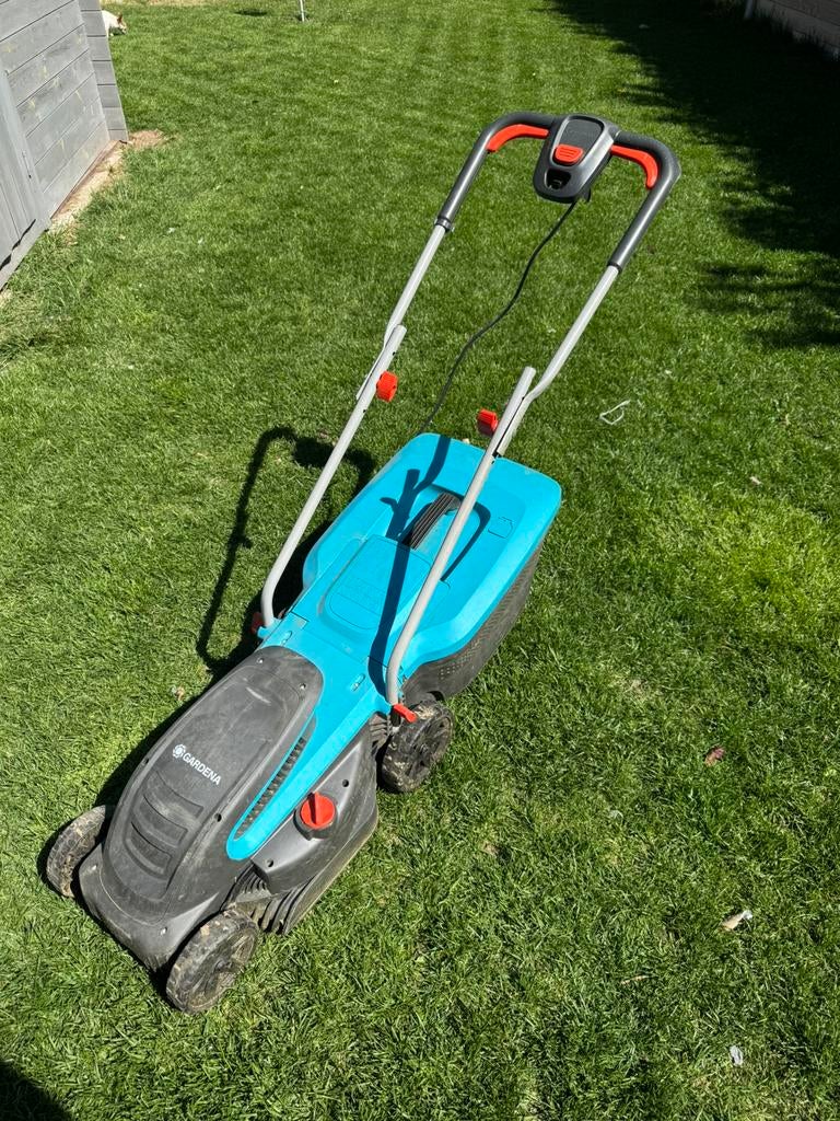 elektrische grasmaaier Gardena 32 cm, Ophalen, Cirkelmaaier, Gebruikt, Elektrische grasmaaier
