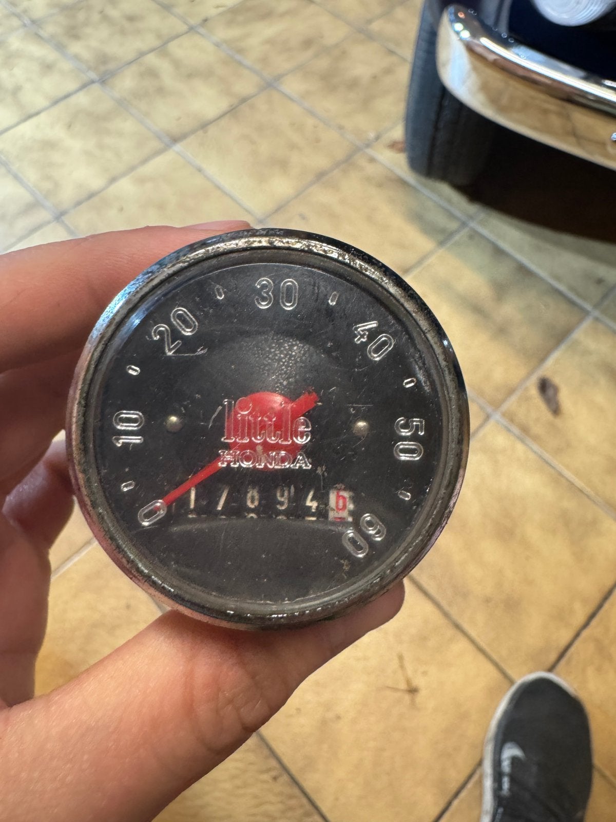 Compteur Honda Amigo, Enlèvement