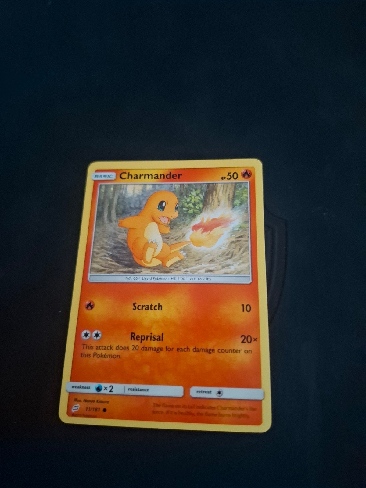 Carte Pokémon Charmander 11/181 (Basique, HP50), Enlèvement ou Envoi