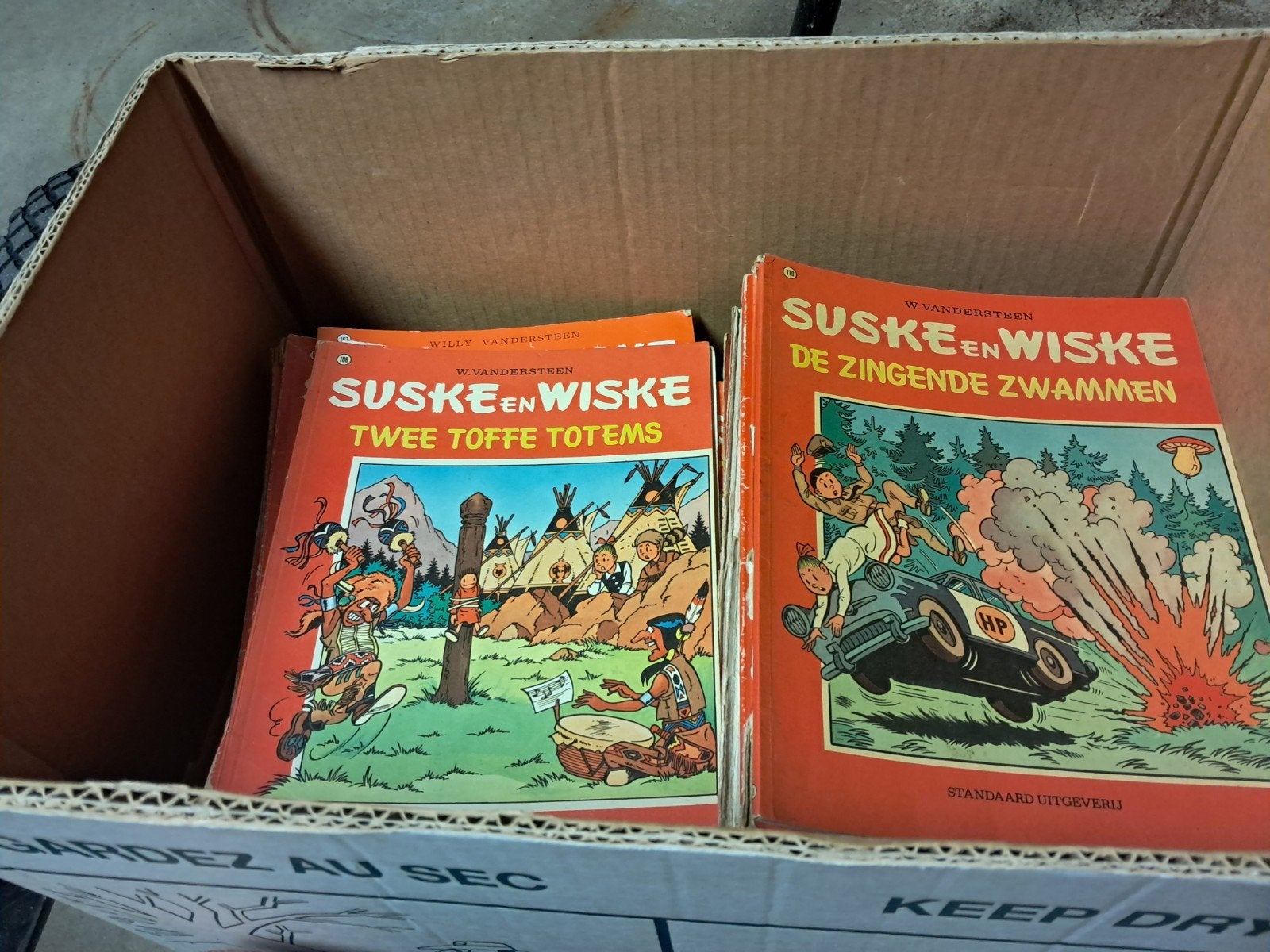 suske en wiske strips, Enlèvement ou Envoi