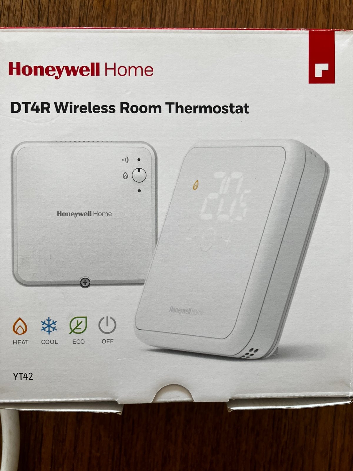 Honeywell DT4R digitale kamerthermostaat, Doe-het-zelf en Bouw, Thermostaten, Ophalen of Verzenden, Zo goed als nieuw