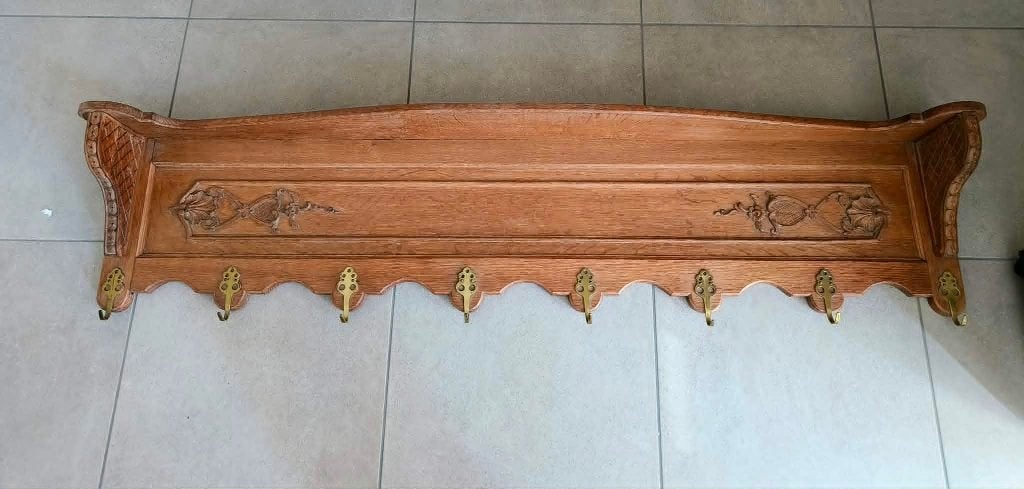 Porte-manteau ancien en bois, Enlèvement