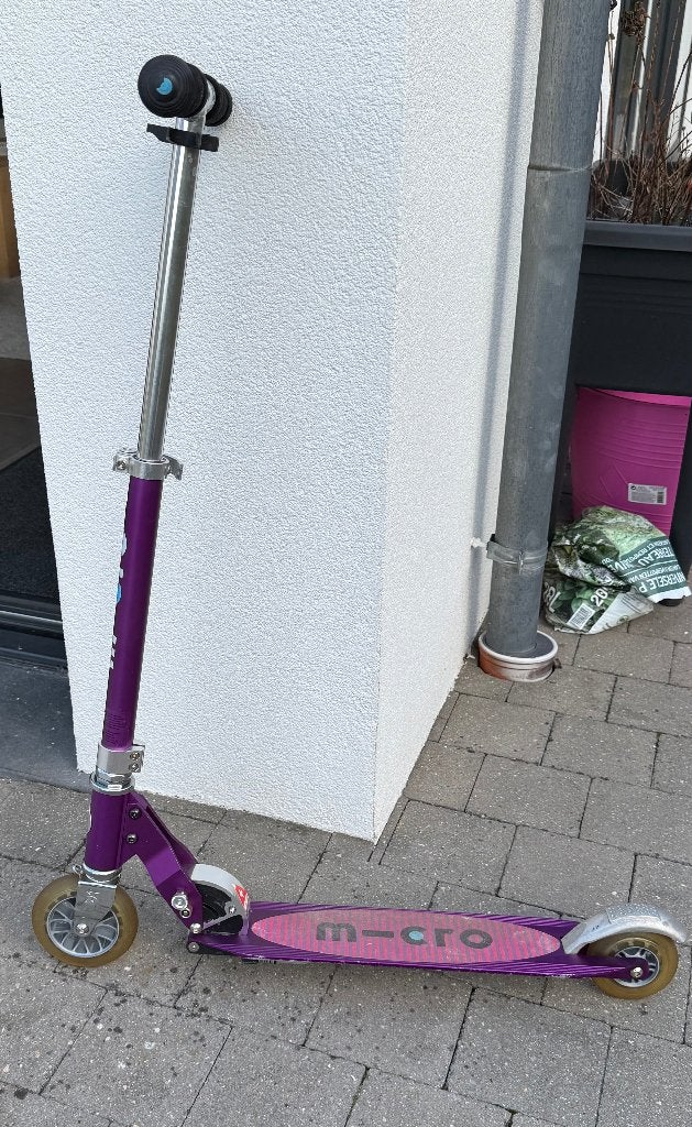 Paarse microscooter, Fietsen en Brommers, Steps, Ophalen, Gebruikt, Overige typen, Micro