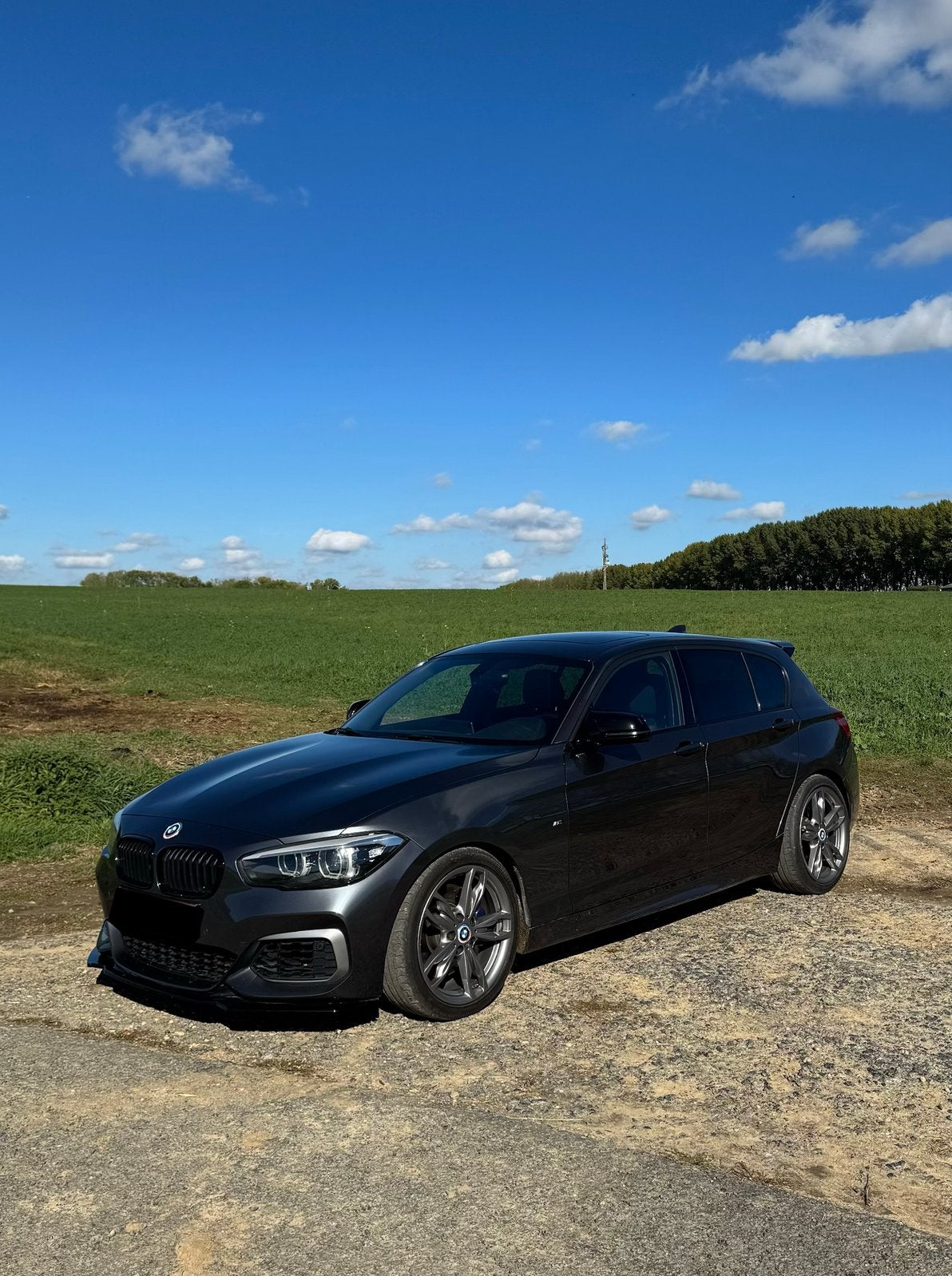 BMW M140i xdrive, Auto's, Automaat, 1 Reeks, Zwart, Leder