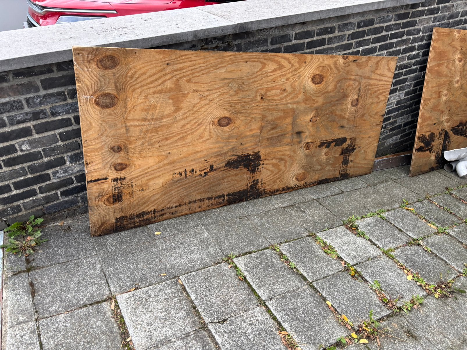 Panneaux en bois, Enlèvement, Utilisé