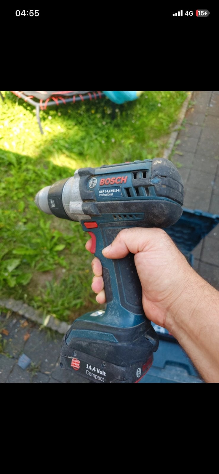 Bosch professionele schroevendraaier, Doe-het-zelf en Bouw, Gereedschap | Boormachines, Ophalen, Zo goed als nieuw