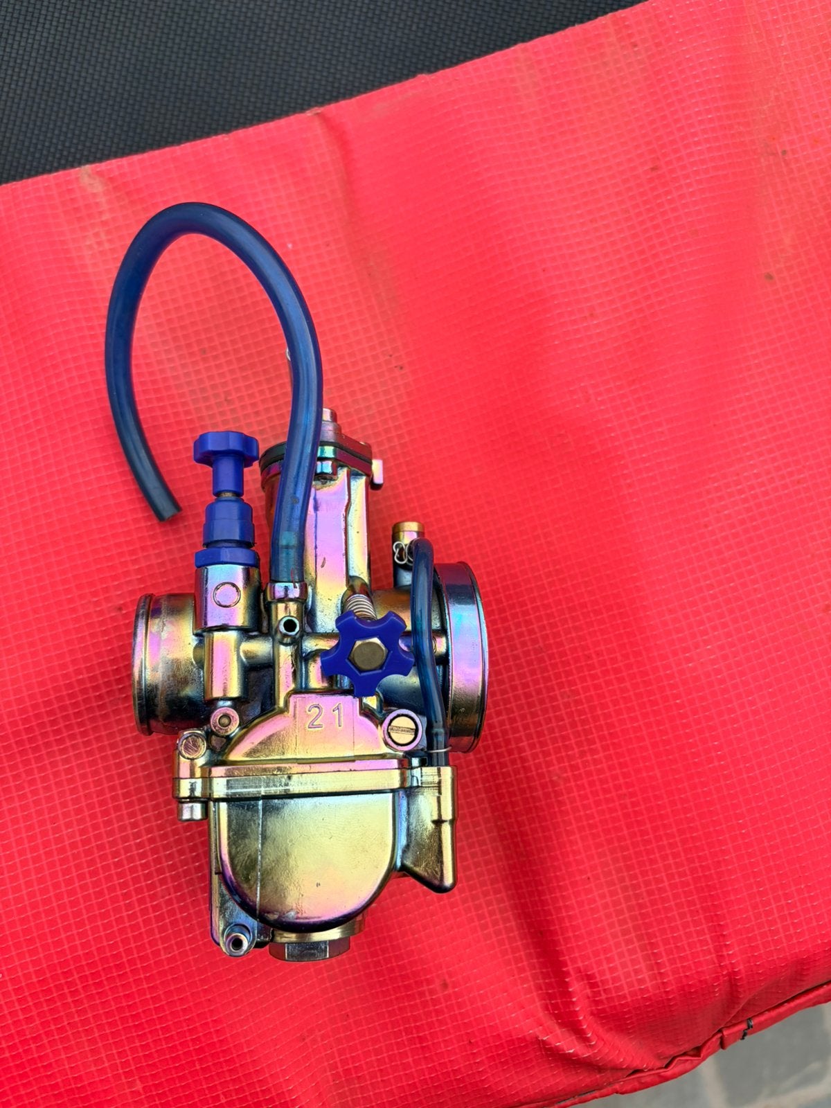 Carburateur 21mm nagelnieuw past op booster aerox zip cross, Fietsen en Brommers, Ophalen of Verzenden, Zo goed als nieuw, Carburateur