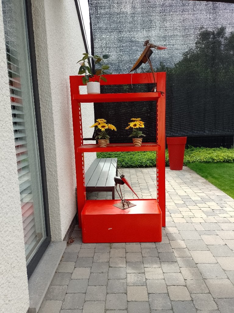 Design rek, Huis en Inrichting, Ophalen, Zo goed als nieuw, Metaal