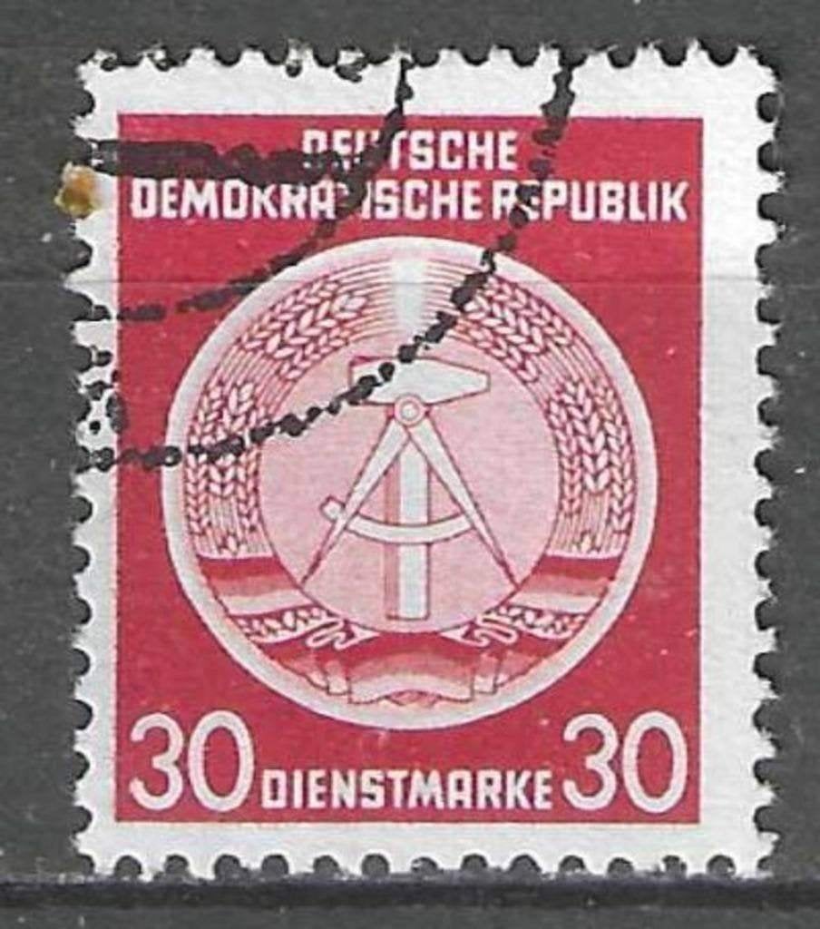 Duitsland DDR 1954 - Yvert 11SE - Service - Kompas. (ST), Verzenden, DDR, Gestempeld
