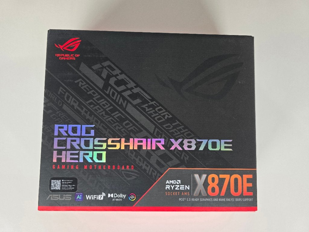 AMD AM5 ROG CROSSHAIR X870E HERO, Nieuw, Ophalen of Verzenden, ATX, DDR5