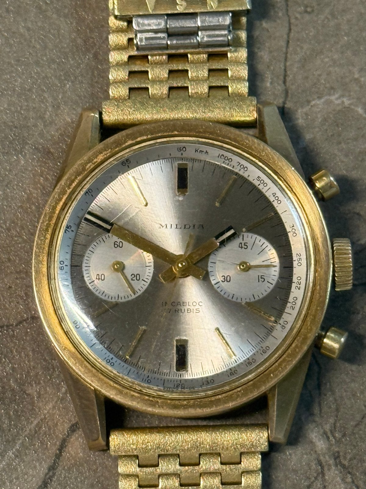 Mildia horloge, Handtassen en Accessoires, Horloges | Dames, Zo goed als nieuw, Ophalen
