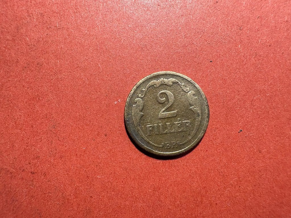 Hongarije - 2 filler 1936 (#246#), Postzegels en Munten, Ophalen of Verzenden, Hongarije, Losse munt