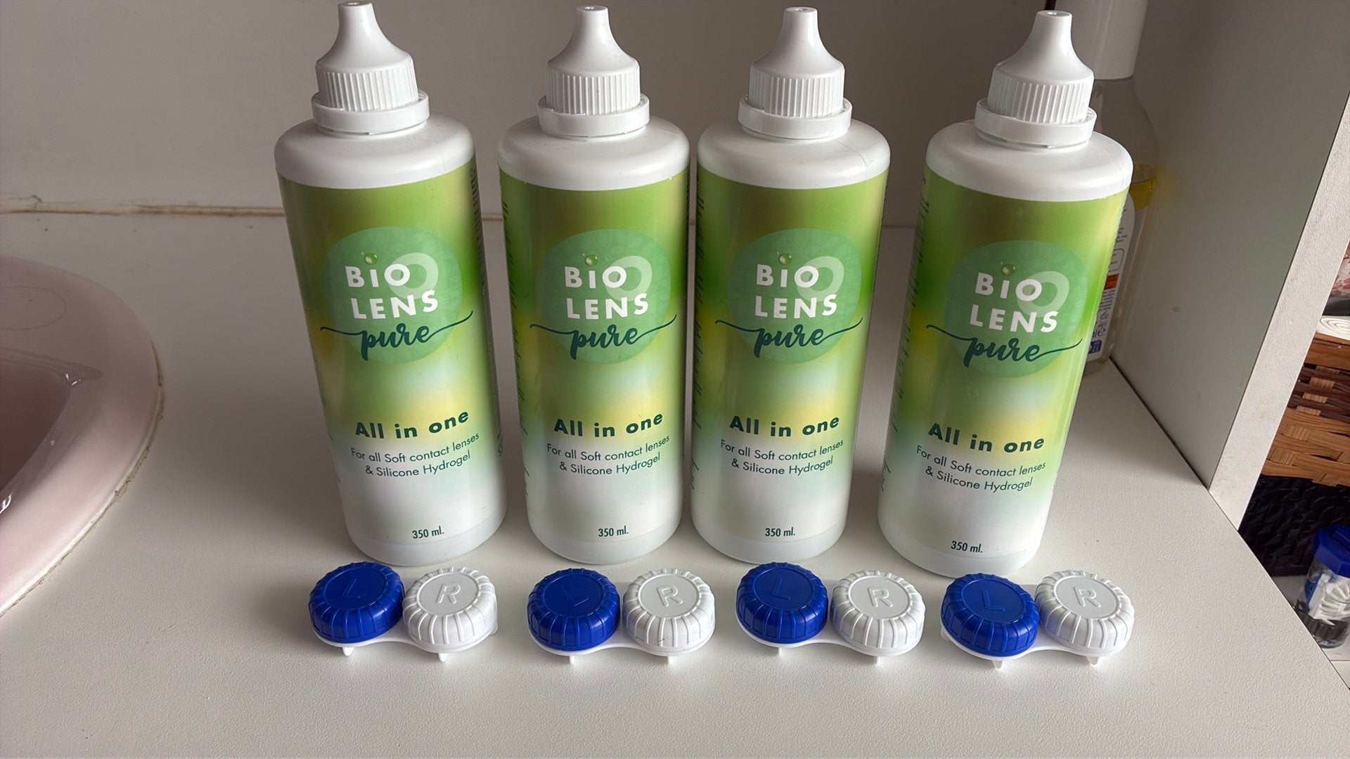 4 oplossingen voor zachte lenzen - Bio Lens pure, Handtassen en Accessoires, Overige Accessoires, Ophalen, Nieuw