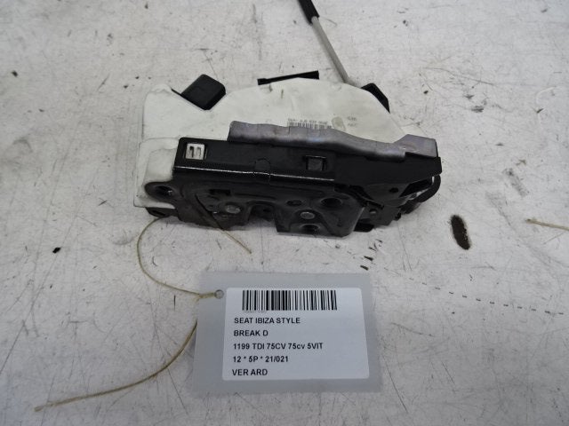 PORTIERSLOT RECHTS ACHTER Seat Ibiza IV (6J5) (6J0839016E), Gebruikt, Achter, Seat