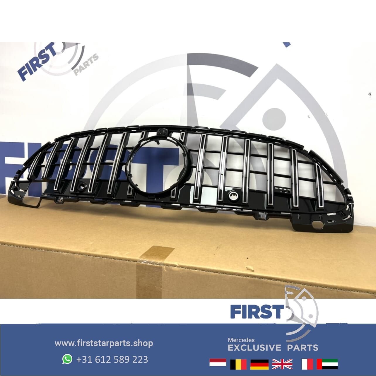 W206 S206 C206 A206 AMG LINE GT GRIL 2021-2024 Mercedes PANA, Gebruikt, -, Ophalen of Verzenden, -