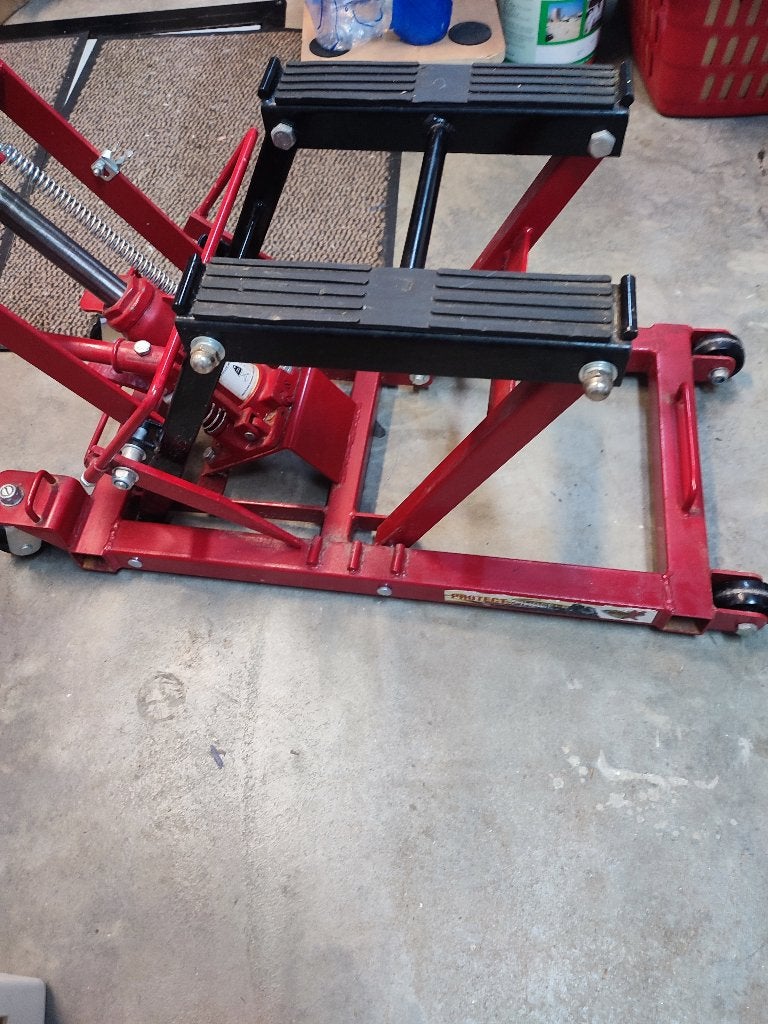 Cric moto hydraulique Carpoint, Motos, Accessoires | Autre, Enlèvement, Comme neuf