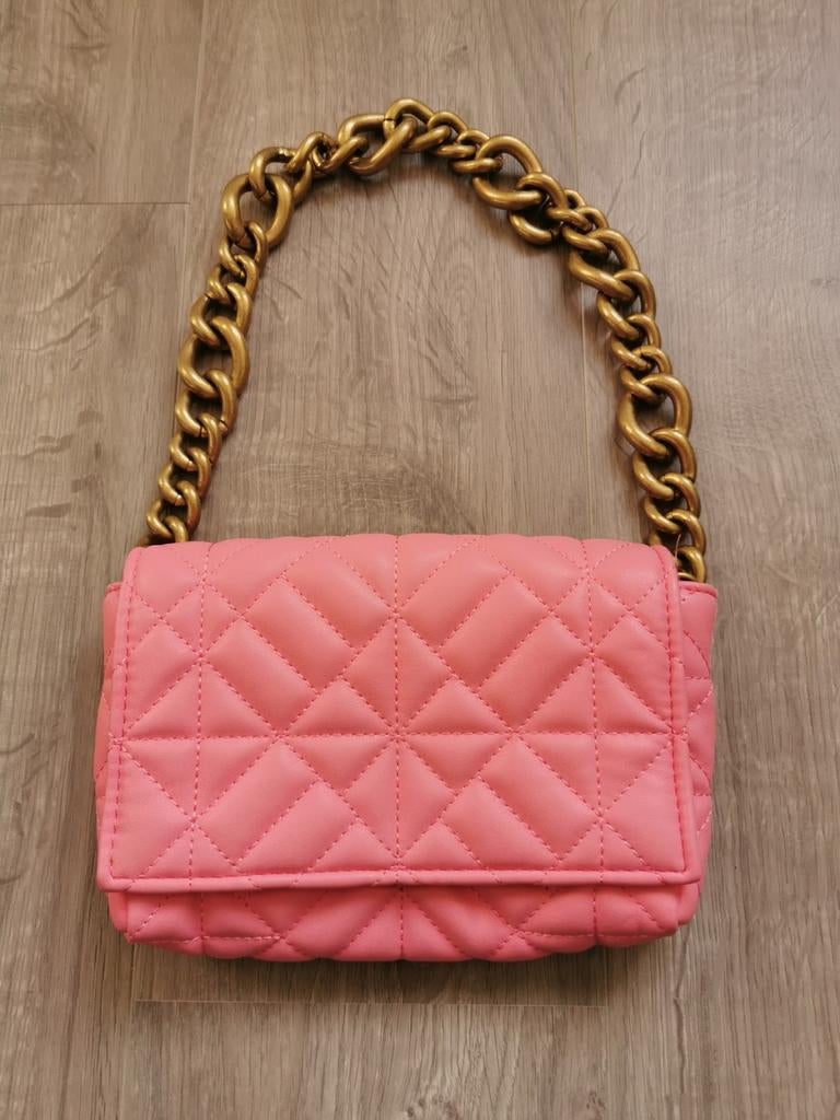 Schoudertasje Zara, Handtassen en Accessoires, Tassen | Damestassen, Ophalen of Verzenden, Gebruikt, Roze, Schoudertasje