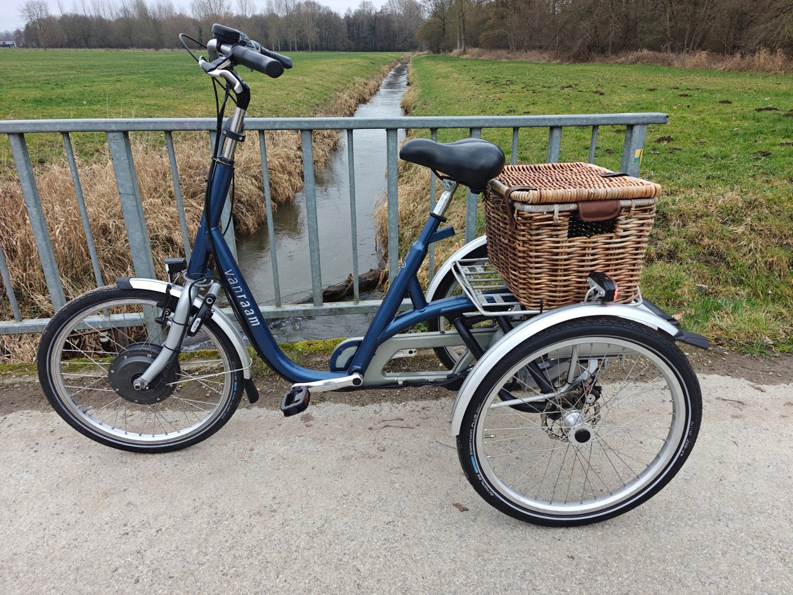 Van Raam Maxi driewielfiets met elektrische ondersteuning, Enlèvement, Frein sur jante