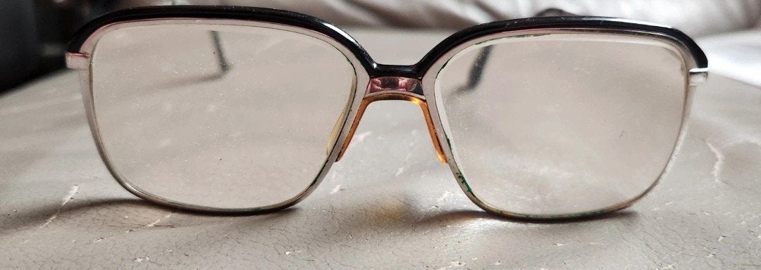 Monture de lunettes Christian Dior Monsieur Vintage Années, Bijoux, Sacs & Beauté, Gris, Enlèvement ou Envoi, Utilisé, Lunettes de lecture