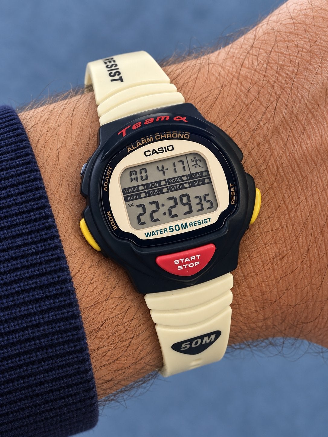 Casio TM-12 TEAM Vintage 1992 — Montre non utilisée/rare, Enlèvement ou Envoi, Comme neuf