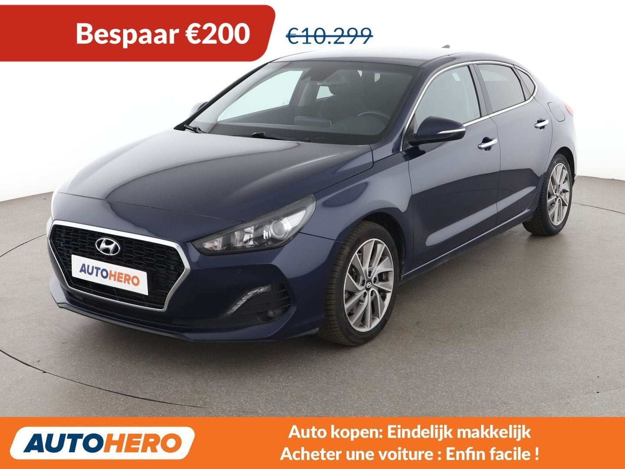 Hyundai i30 1.0 T-GDI Edition #Mondial (bj 2019), Voorwielaandrijving, Radio, Euro 6, Blauw