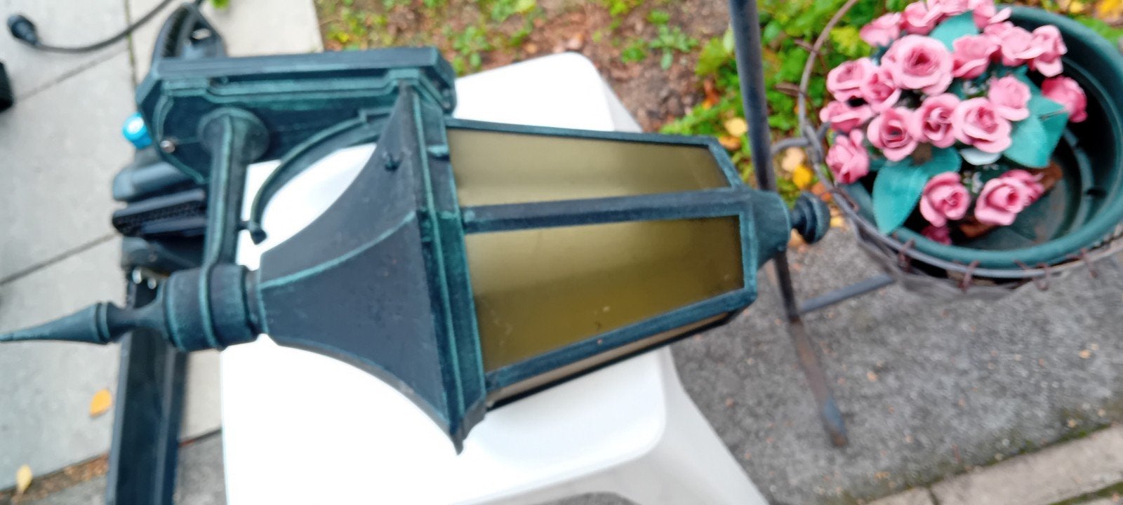 buitenlamp, Ophalen
