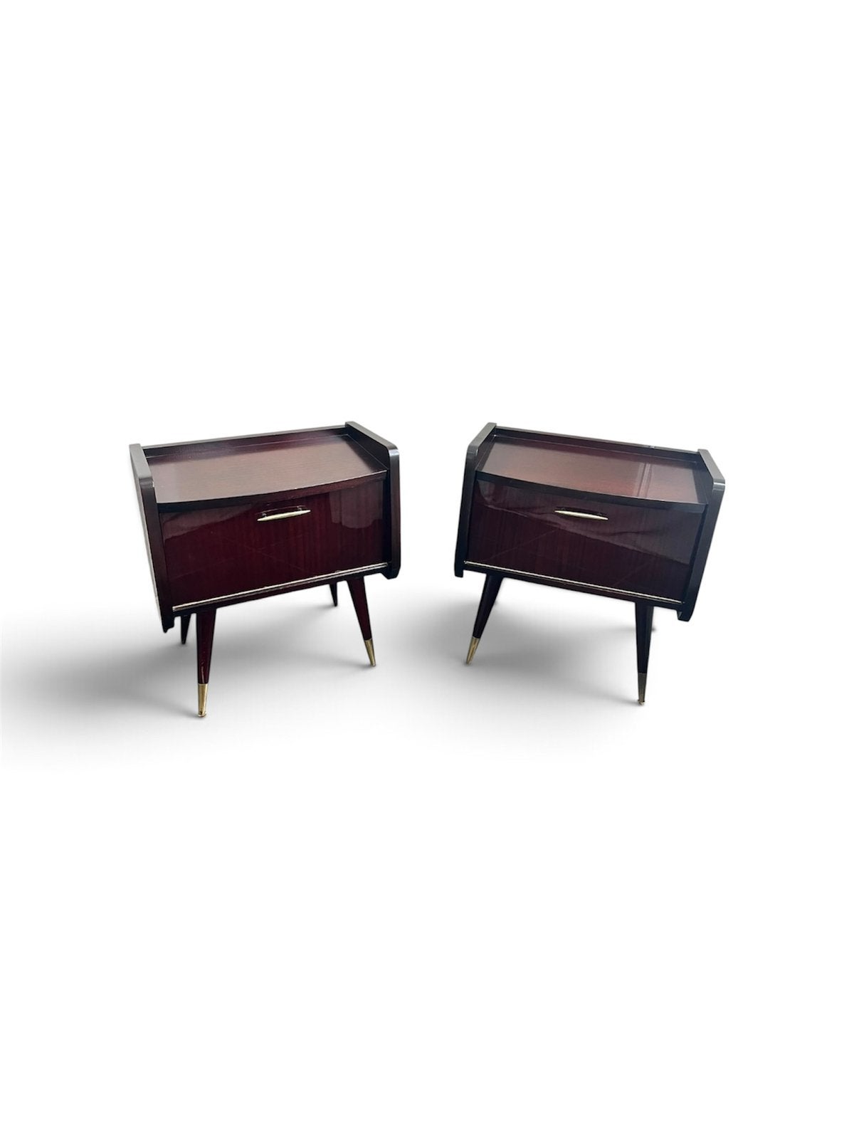 2 Mid-Century Modern nachtkastjes, Ophalen
