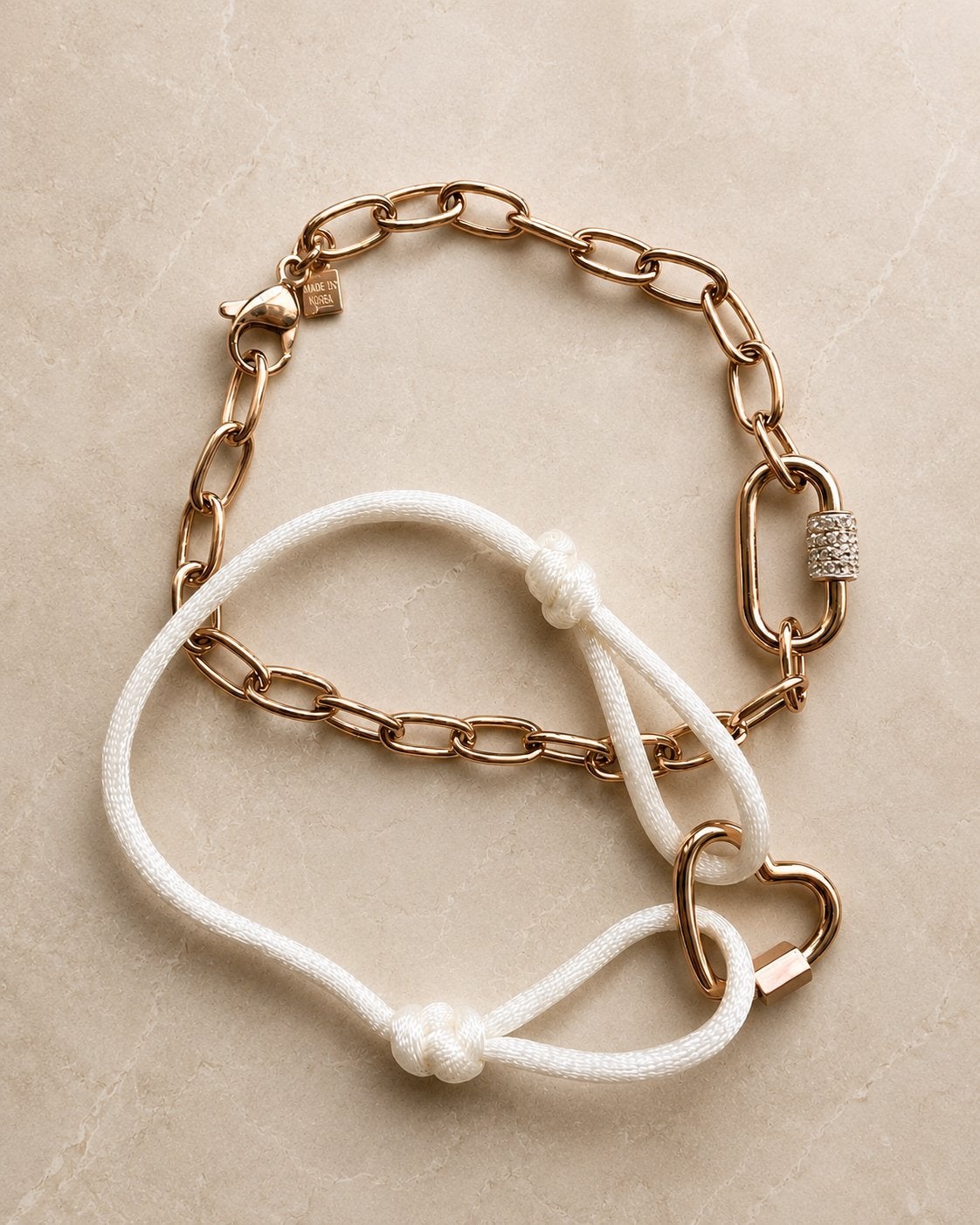 Bracelet Victoria bijoux en acier doré, Bijoux, Sacs & Beauté, Bracelets, Enlèvement ou Envoi, Neuf, Or, Acier