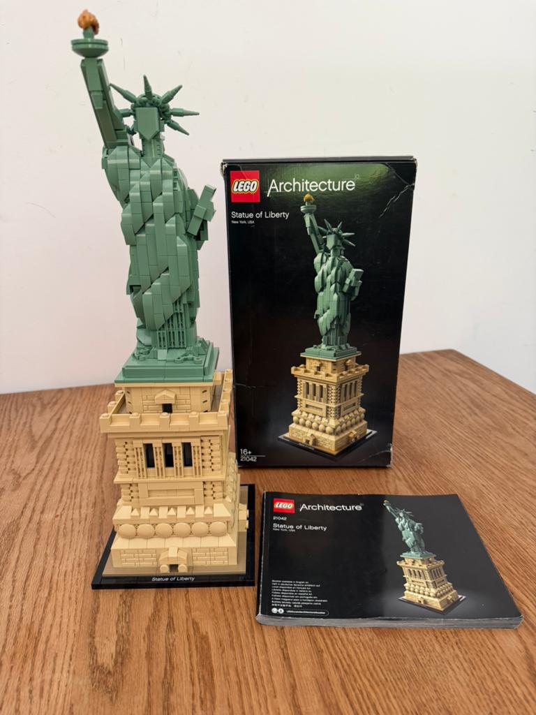 Lego Architecture 21042 Vrijheidsbeeld, Gebruikt, Architecture, Ophalen of Verzenden, Lego