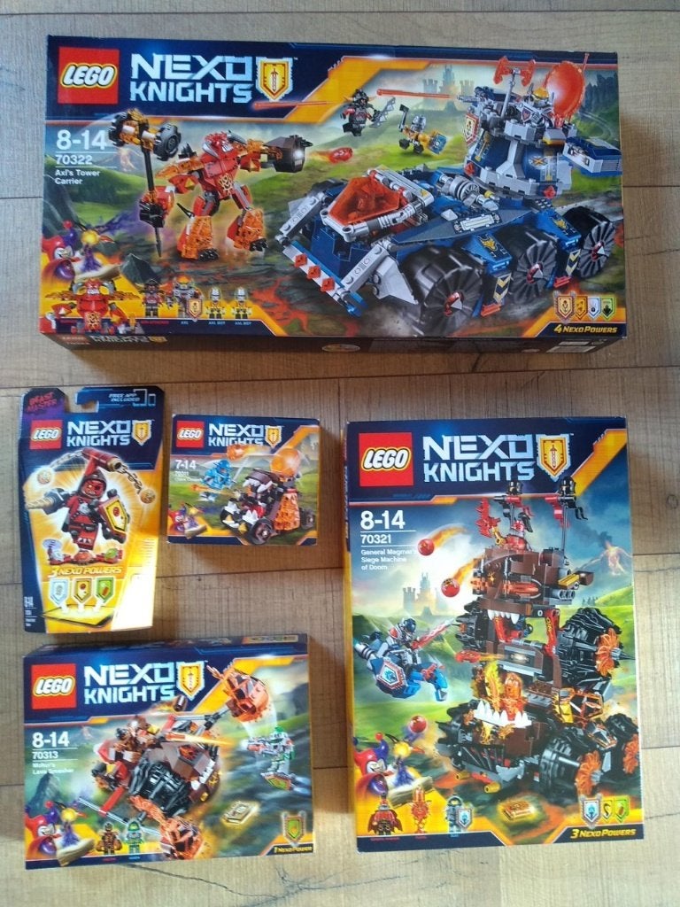 nieuwe sets lego Nexo Knights, Lego, Nieuw, Ophalen of Verzenden, Complete set
