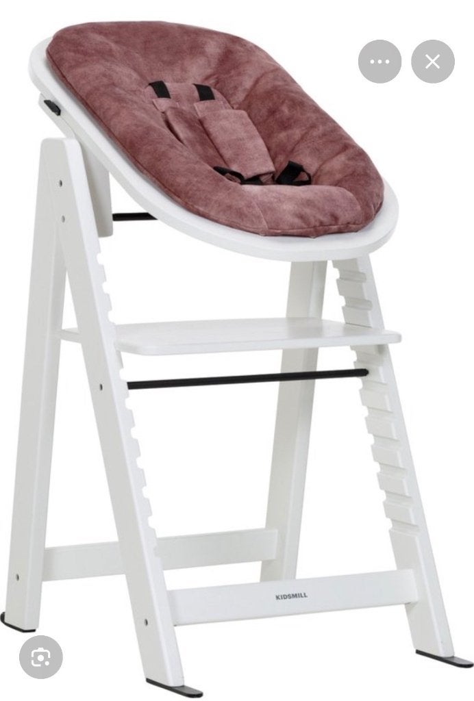 Kidsmill meegroei eetstoel te koop, Enlèvement, Comme neuf, Chaise évolutive, Ceinture(s)