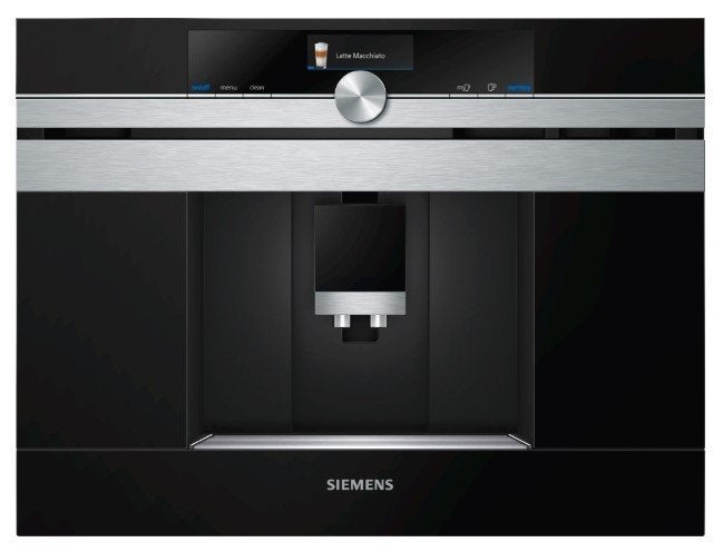 ESPRESSO AUTOMAAT SIEMENS CT636LES6 INOX - IQ700 - TFT TOUCH, Ophalen, Afneembaar waterreservoir, Gebruikt, Koffiemachine