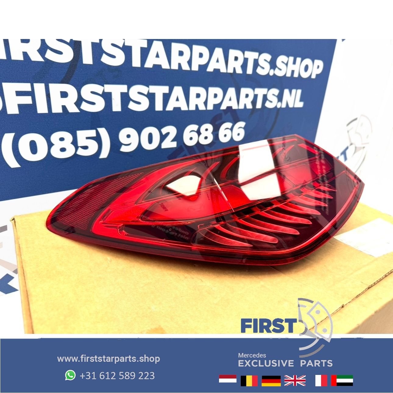 A2069069900 W206 ACHTERLICHT LINKS Mercedes C Klasse LED LIN, Gebruikt, -, Ophalen of Verzenden, -