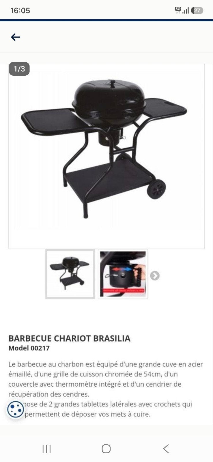 Barbecue charbon, Jardin & Terrasse, Barbecues électriques