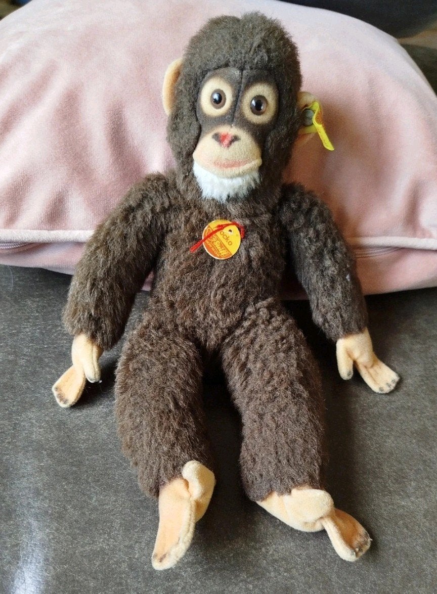 Steiff Jocko Chimpansee Vintage (KFS) - 0020/25, Antiek en Kunst, Ophalen of Verzenden