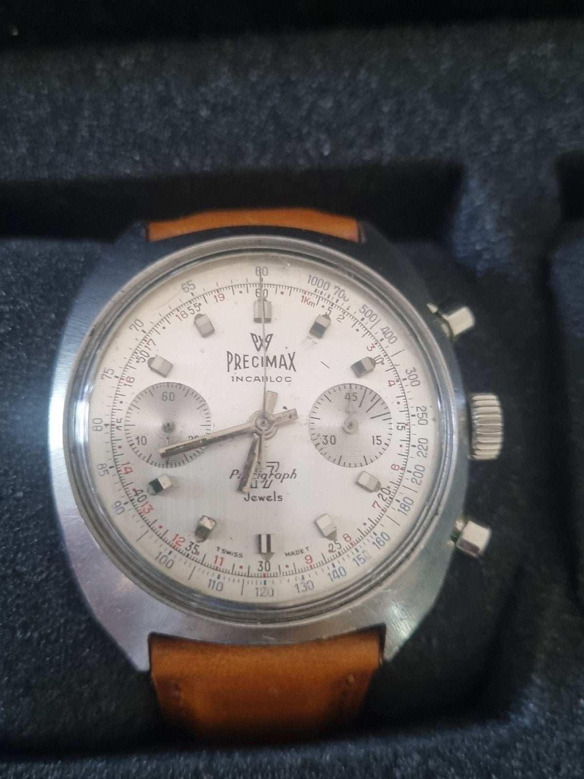 lot de montres vintages, Ophalen of Verzenden, Gebruikt, Polshorloge, Leer