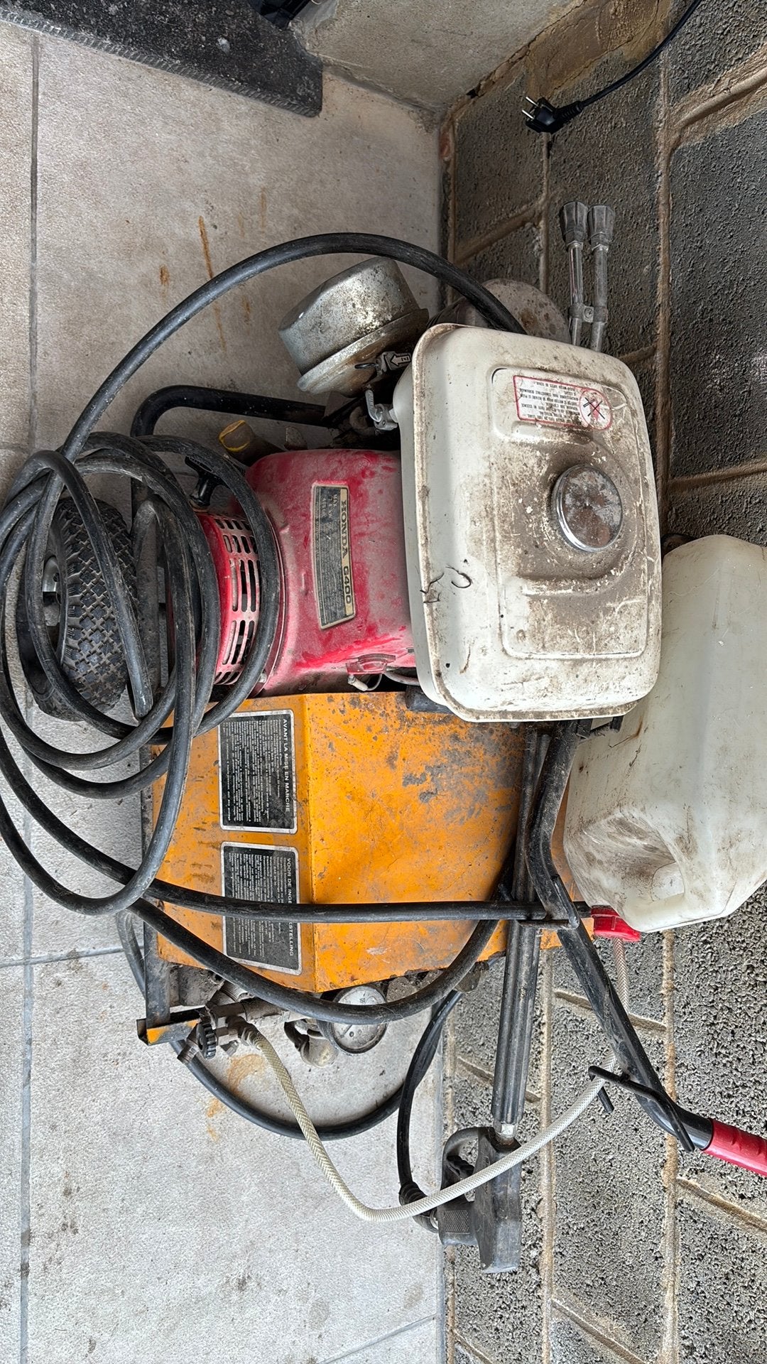 Nettoyeur haute pression honda g400, Enlèvement, Utilisé