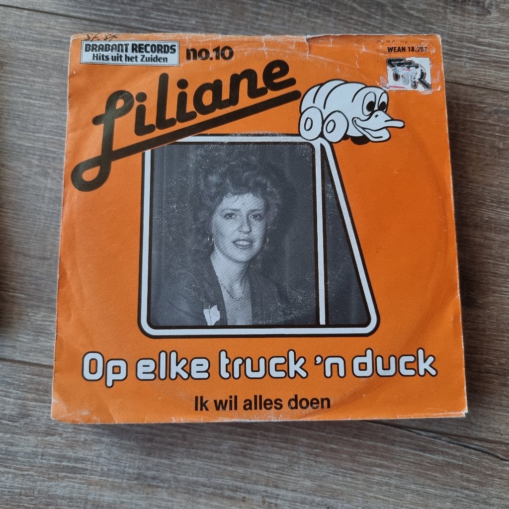 7" Liliane – Op Elke Truck 'n Duck, CD & DVD, Enlèvement ou Envoi, Utilisé, 7 inch, En néerlandais
