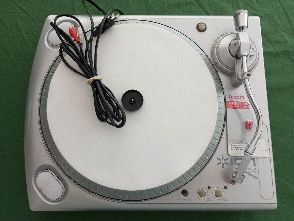 platenspeler - ION IT USB, TV, Hi-fi & Vidéo, Tourne-disques, Enlèvement, Utilisé, Tourne-disque, Autres marques