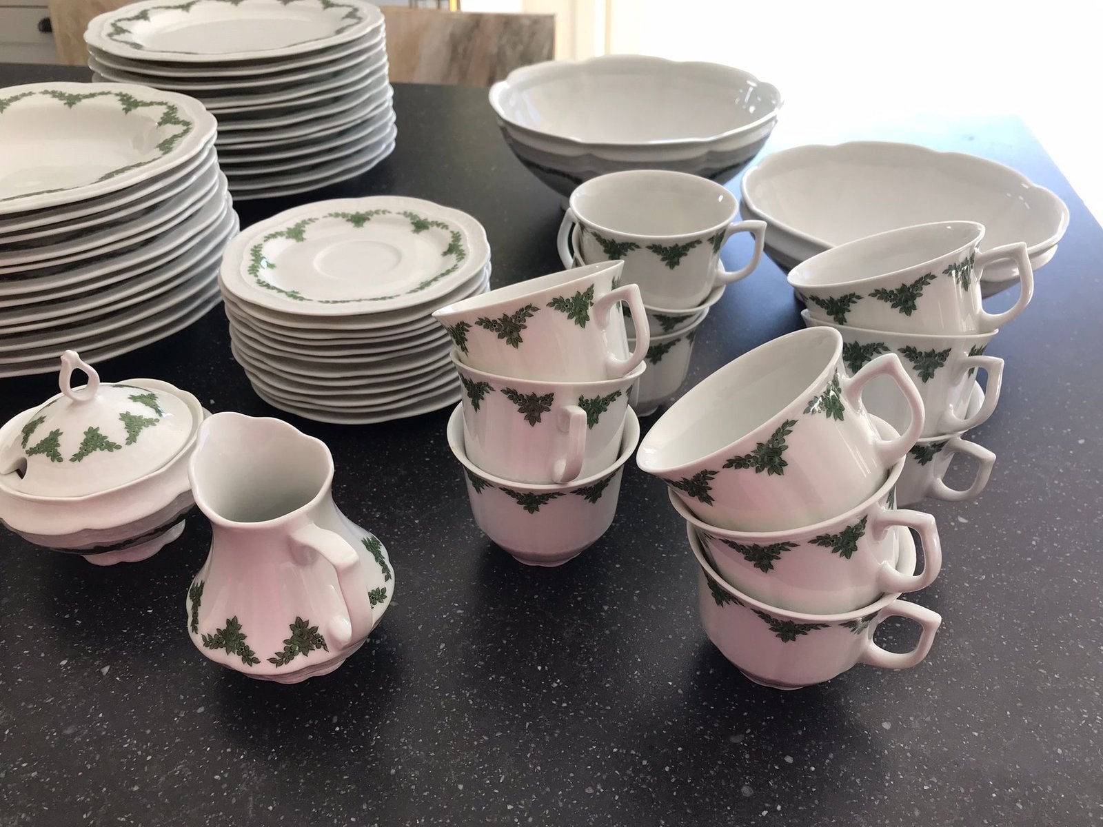 Eetservies, Ophalen