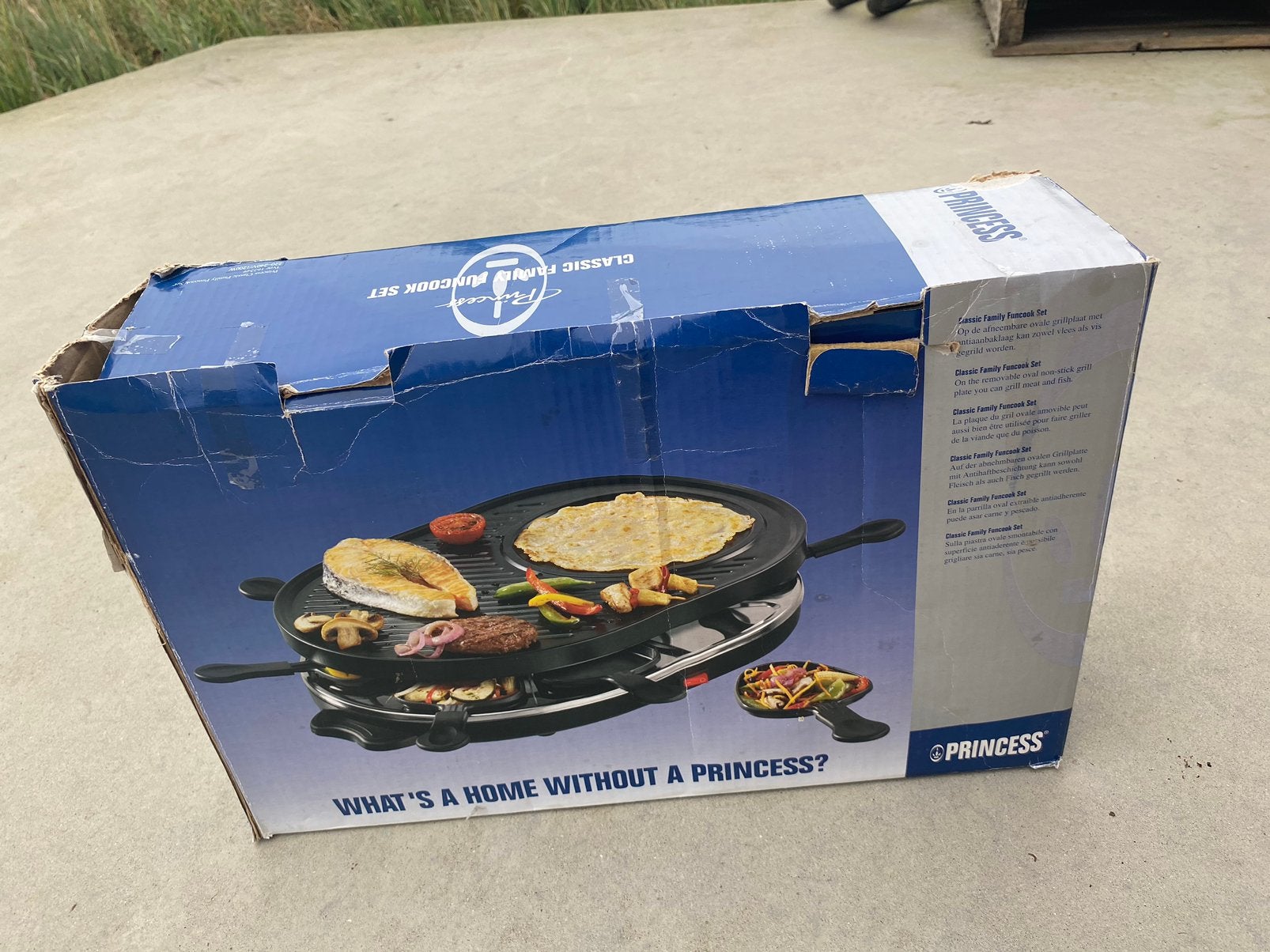 NIEUW! PRINCESS raclette gourmet-grill, Ophalen, Zo goed als nieuw