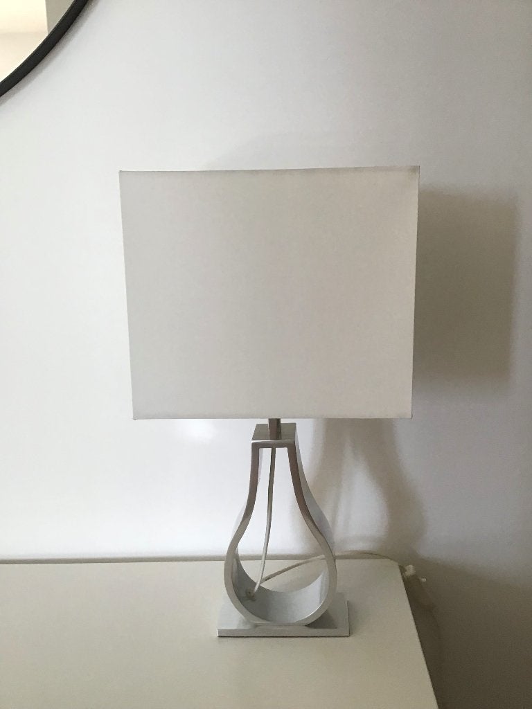 Lampe de table Ikea, Beige, 45 cm, Enlèvement, Utilisé