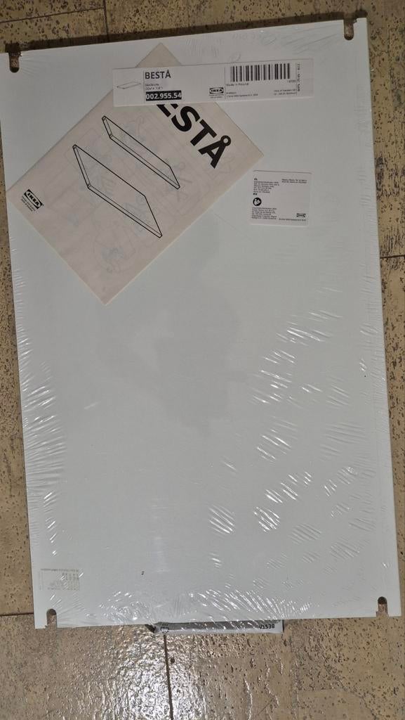 Ikea Besta plank wit 002.9555.53 nieuw, Antiek en Kunst, Antiek | Meubels | Kasten, Ophalen