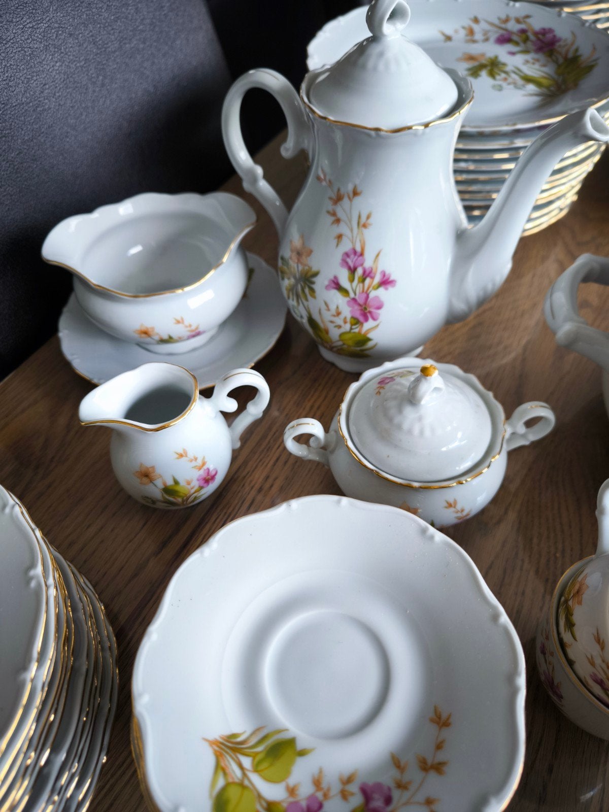 compleet servies, Ophalen