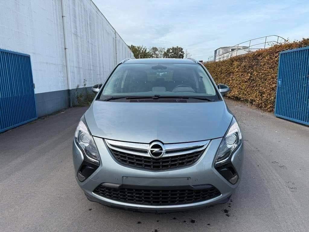 OPEL ZAFIRA TOURER/1.6 D ECOFLEX/EURO 6/Toutes les options, Autos, Argent ou Gris, Euro 6, Entreprise, Noir