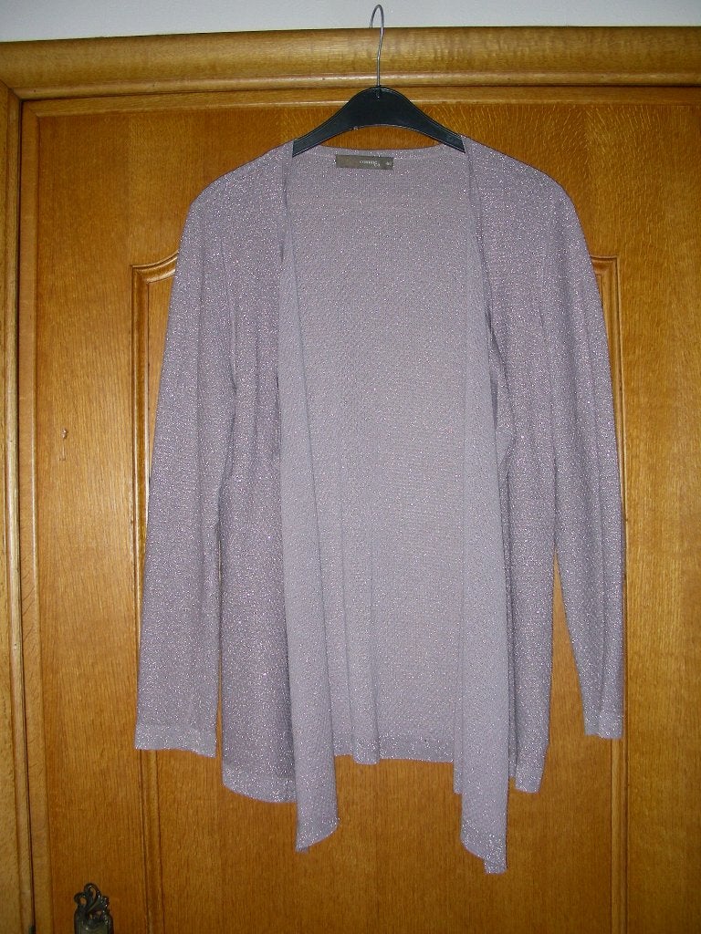 Lila cardigan met zilver glitter, Comme ça, 40, Kleding | Dames, Maat 38/40 (M), Overige kleuren, Zo goed als nieuw, Comme ça
