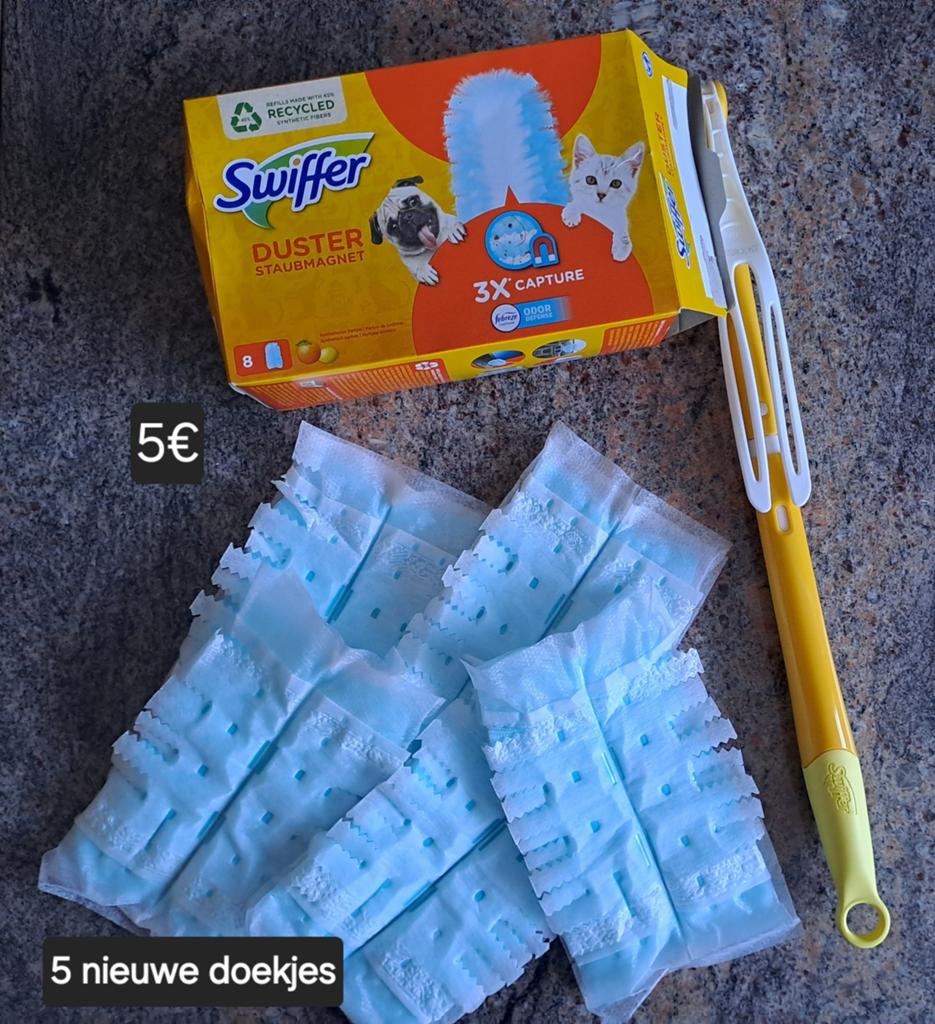 XXL duster stok met doekjes Swiffer, Ophalen