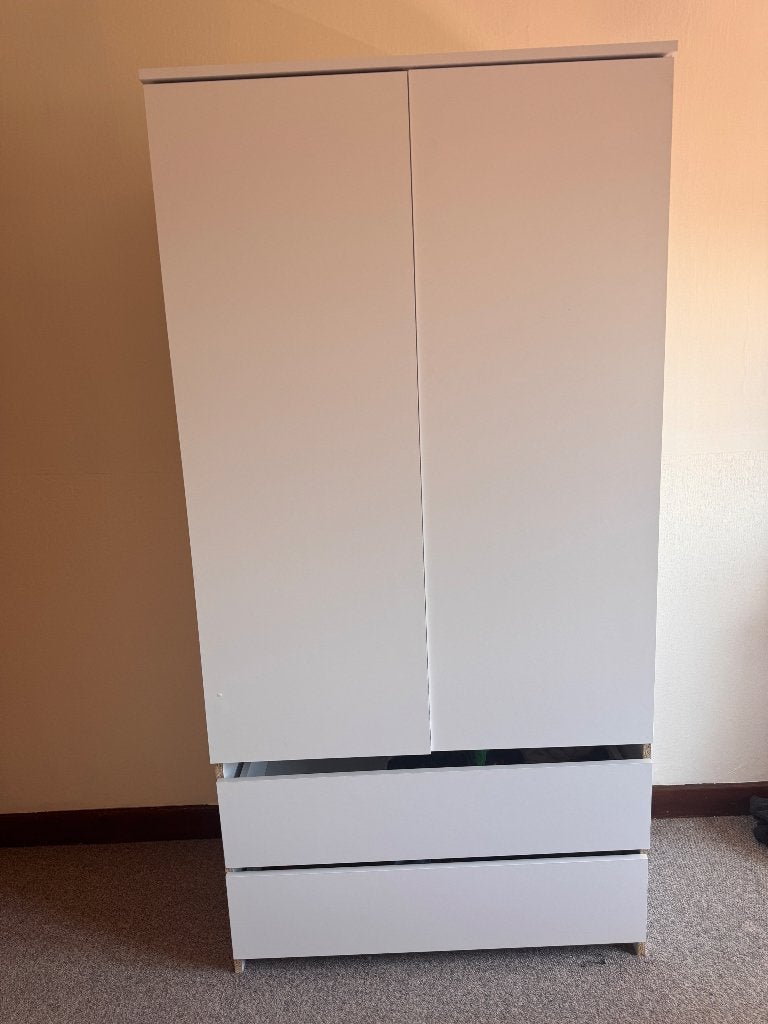 Grande armoire blanche, Maison & Meubles, Armoires | Penderies & Garde-robes, Neuf, 25 à 50 cm, 50 à 100 cm, Avec tablette(s)
