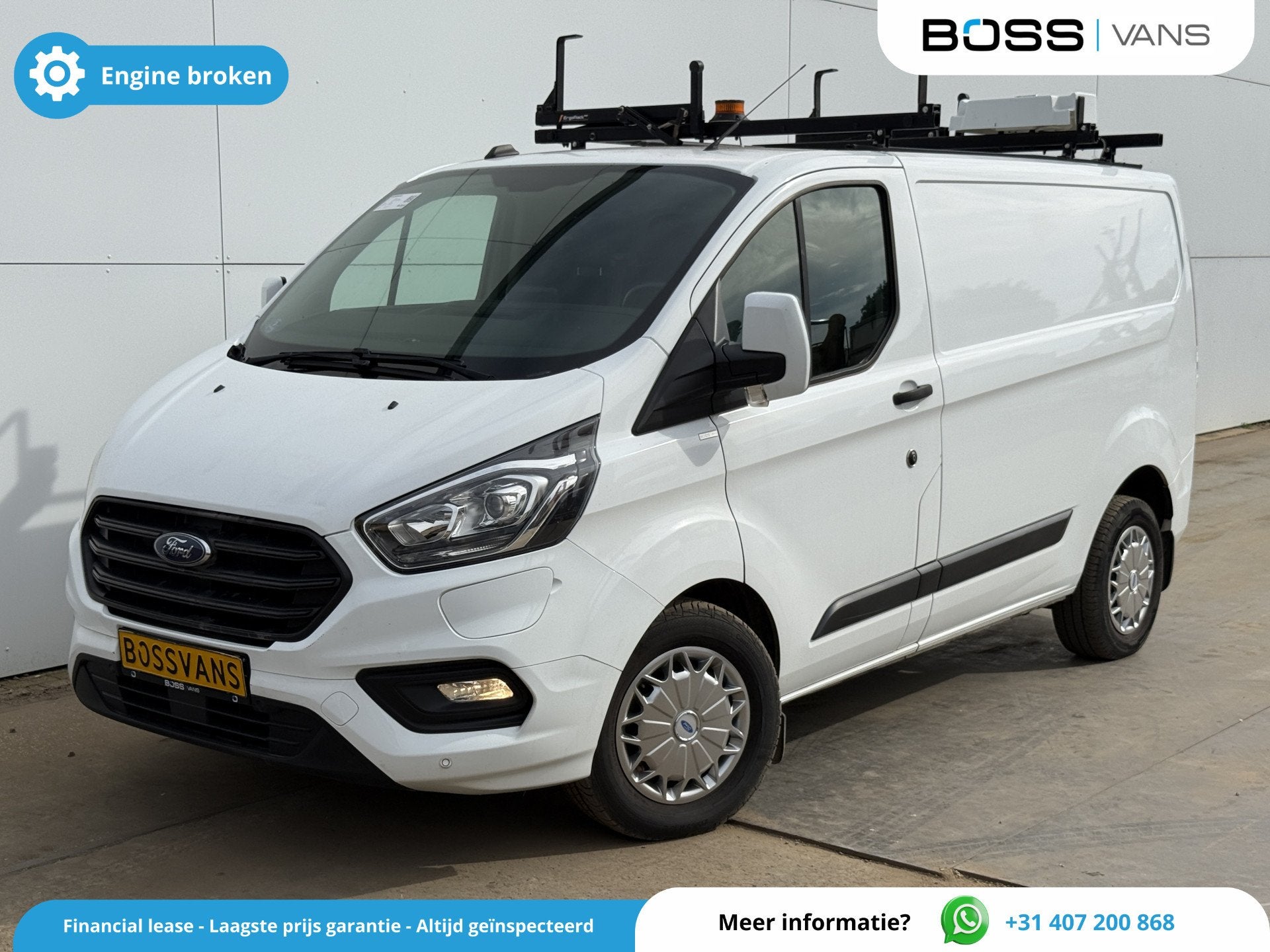 Ford Transit Custom 340 1.0 PHEV 120PK L1 *ELEKTRO MOTOR KAP, Autos, Achat, 998 cm³, Entreprise, 3 places