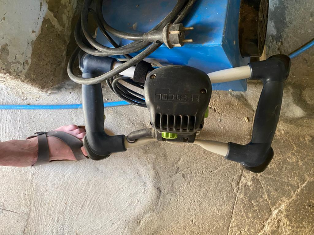 Festool menger inclusief twee menggardes MX1200 E. EF, Ophalen, Variabele snelheid, Overige typen, Gebruikt